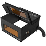 ATOMSTACK Enclosure for Laser Engraver with 2m Exhaust Pipe, Foldable Fireproof Protective Cover for Laser Engraving Machine, Isolating Smoke, Odor KoveYzao