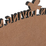 Tofficu Sublimation Blank Bench DIY Sublimation Chair Blanks Decor Nautical Beach Themed Picture Frame for Tabletop Home Decor Bird in Loving Memory Tofficu