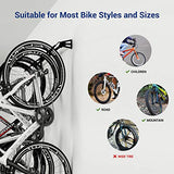 FLEXIMOUNTS 6-Bike Storage Rack for Garage, Heavy-Duty Wall Mount Hanger for Home & Garage, Holds Up to 300lbs FLEXIMOUNTS