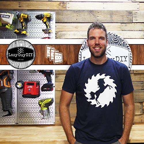 Wall Control Woodworking Tool Storage Organization Kit - Lazy Guy DIY Edition Wood Working Tool Supply Organizer for Do-It-Yourself Woodworkers and Wall Control