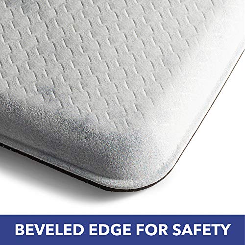 SoHome Cozy Living Anti Fatigue Mat Kitchen Mat Non Slip Stain Resistant Easy Clean 1/2 Inch Thick Kitchen Floor Mats, Damask Blue 18" x 30" SoHome