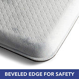 SoHome Cozy Living Anti Fatigue Mat Kitchen Mat Non Slip Stain Resistant Easy Clean 1/2 Inch Thick Kitchen Floor Mats, Damask Blue 18" x 30" SoHome