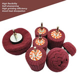 Banmo Abrasive 7 PCS Non Woven Abrasive Buffing Wheels Drill Attachment Set, Scouring Pads Wheel with 1/4" Shank Polishing Head for Polishing Banmo Abrasive