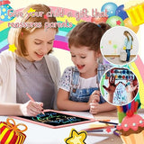 LCD Writing Tablet Doodle Board,10.5 inch Colorful Electronic Drawing Pads,Travel Gifts for Kids Ages 3 4 5 6 7 8 Year Old Girls Boys (Pink) BUKEBU