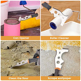 MulWark 16-in-1 Painter's Tool,3” Putty knife Drywall Paint Scraper,Multi-Painter's Stainless Steel Tool,Spealloy Paint Scraper, Taping knife,Hammer MULWARK