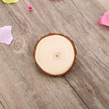 SUPVOX 5pcs Unfinished Rustic Wood Slices Small Wood Slices Wood Discs for Centerpieces Unfinished Wood Kit Circles Crafts Wooden Round Crackers Bulk SUPVOX