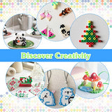 Quefe 11800pcs Fuse Beads Craft Kit, 36 Colors 5mm Beads, Melting Beads Set for Kids, Ideal for Crafts and Arts Projects, Great Gift for Birthday and QUEFE