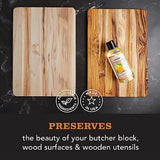 CLARK'S Cutting Board Oil - Food Grade Mineral Oil for Cutting Board - Enriched with Lemon and Orange Oils - Butcher Block Oil and Conditioner - CLARK'S