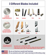 JOUNJIP Mini Miter Cut-Off Chop Saw for Hobby Miniature Model Making, Arrow Shafts, Zinc Stained Glass Came, 223/5.56 Brass - Cuts Max. 1/2"High x JOUNJIP