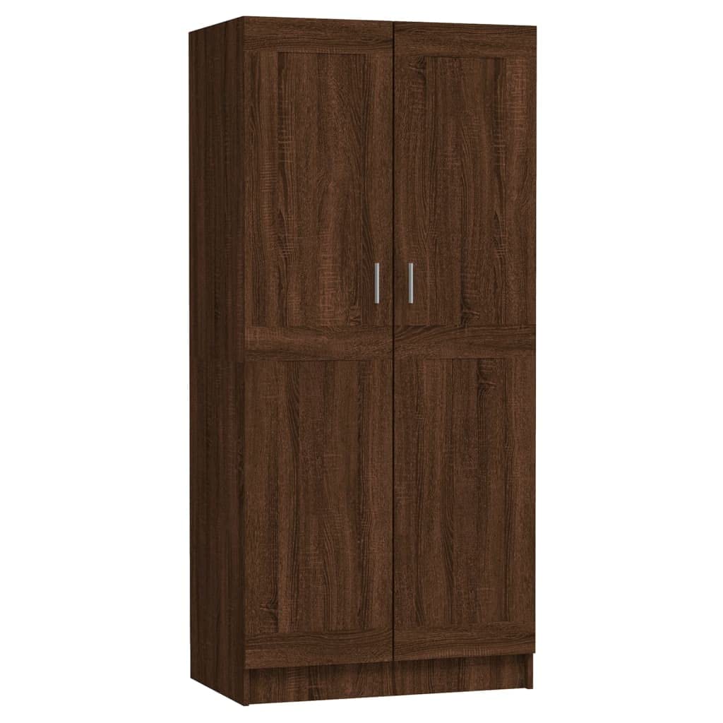RUtavm Furniture Set-Wardrobe Brown Oak 82.5x51.5x180 cm Engineered Wood RUtavm
