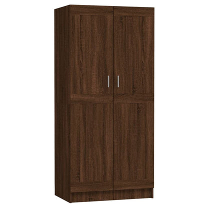 RUtavm Furniture Set-Wardrobe Brown Oak 82.5x51.5x180 cm Engineered Wood