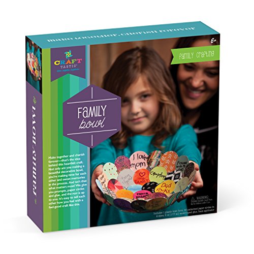 Craft-tastic – Make Together Family Bowl – Create Memories Together with This Personalized Keepsake Craft for Families - WoodArtSupply