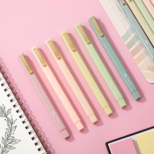 Mr. Pen- Aesthetic Pens, 6 Pack, Black Ink, Fast Dry, No Smear Bible Pens No Bleed Through, Fine Point Pen, Ballpoint Pens Ballpoint, Fine Tip Pens Mr. Pen