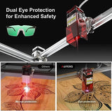 Aufero Laser 2 Laser Engraver, 5W Diode Short Focus Laser Engraver, Laser Engraving Machine for Wood/Leather, 15.7x15.7 inch Engraving Area, Aufero