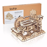 LEUKIP 3D Wooden Puzzles for Adults & Teens I Marbel Run Model Building Kit I DIY Gift for Boys Girls Age 14+, 3-d Puzzles, Wood 3D Puzzles for leukip