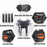 Tool belt with suspenders, Tool belt suspenders for men, Tool belts for men construction, Tool belt pouches, Framer tool belt with suspenders, WELKINLAND