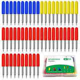 Hadwoer 50PCS Replacement Cutting Blades for Cricut Explore Air 2/Air 3/Maker/Maker 3, Includ 10PCS Fine Point Blade, 30PCS Standard Blaeds and 10PCS Hadwoer