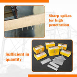 KAMSIN #ST64 14 Gauge Heavy Duty Pneumatic Concrete T Nailer Kit with 400 PCS Concrete T Nails, 1-Inch to 2-1/2-Inch Leg Air Power Concrete Nails Gun - WoodArtSupply