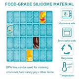 Domino Resin Molds, Domino Molds for Resin Casting, Professional Dominos Molds for Epoxy Resin, Domino Molds Set 28 Cavities, Sturdy Silicone Molds Diueoly