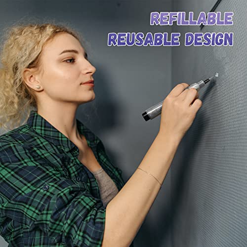 TiGilt Touch Up Paint Pens 3-Pack - Refillable Paint Brush Pens for Walls Furniture Drywall Cabinet Wood Countertop Window Door Small Brushes Repair TiGilt