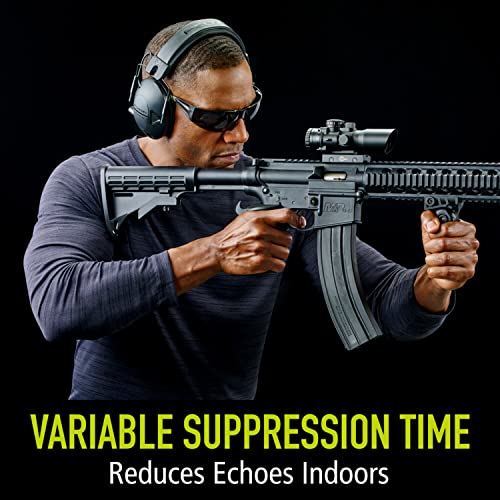 Peltor Sport Tactical 100 Electronic Hearing Protector, Ear Protection, NRR 22 dB, Ideal for the Range, Shooting and Hunting, TAC100-OTH, Black, One Peltor Sport