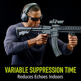 Peltor Sport Tactical 100 Electronic Hearing Protector, Ear Protection, NRR 22 dB, Ideal for the Range, Shooting and Hunting, TAC100-OTH, Black, One Peltor Sport