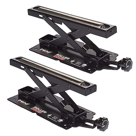 Trend Set of 2 Adjustable Miter Saw Roller Stand, 140 lbs Capacity and Height Adjustment from 2 inches to 6.3 inches, R/STAND/A/2 TREND