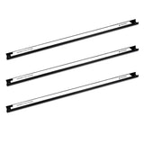 Navaris Set of 3 Magnetic Tool Holder Rack - 24 Inch Heavy Duty Garage Wall Holder Strip for Tools - Tool Bar with Magnet for Screwdriver, Wrench Navaris