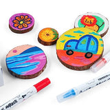 TRANSON 36 Color Dual-tip Acrylic Paint Pen Set for Canvas Rock Wood Leather Ceramic DIY Painting TRANSON