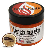 Torch Paste - The Original Wood Burning Paste | Made in USA | Heat Activated Non-Toxic Paste for Crafting & Stencil Wood Burning | Accurately & Torch Paste