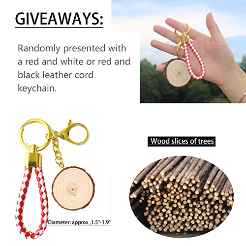 SENMUT Natural Wood Slices,Unfinished Wood Slice Kit 30pcs 2.0"-2.45" Predrilled Wood Circles for Crafts, Christmas Wood Slices for Crafts Round SENMUT