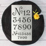 Aleks Melnyk No.452 Metal Stencil, Small Number Stencil, Size 1in and 0.5in, Old World Number, Template for Wood Burning, Pyrography Engraving, Aleks Melnyk