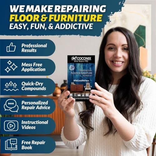 COCONIX Wood Restore PRO Professional Floor & Furniture Repair Kit COCONIX