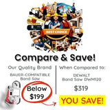 Bauer 10 Amp Deep Cut Variable Speed Band Saw Kit Bauer