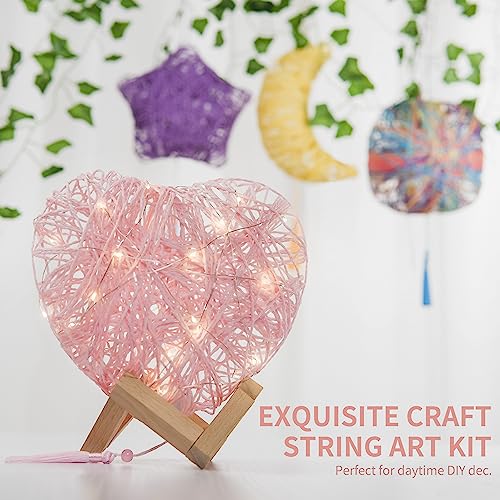 3D String Art Teen Girls Gifts 8 9 10 11 12 Year Old Girl Toys, Crafts for  Girls and Boys Ages 8-12, DIY Lantern Arts & Craft Kits for Kids Christmas