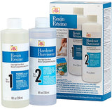 Mod Podge 16 fl oz Hardener 2-Part Supplies Pack, Perfect Kits and Silicone Molds for Epoxy Resin Projects, 25264, Clear Mod Podge