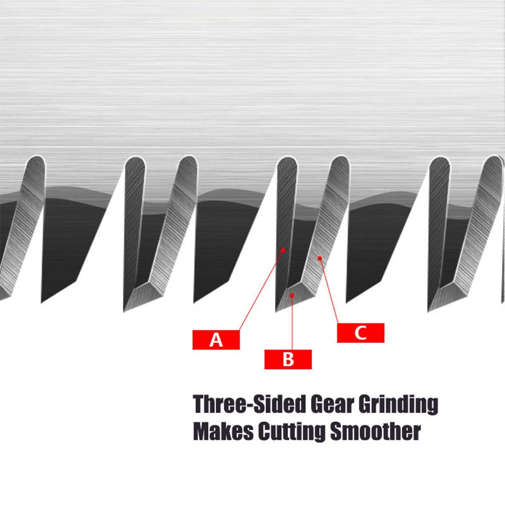 Double Edged Hand Saw, 32cm/12.5” Japanese Ryoba Pull Saw Flexible Flush Cut Saw for Fine and Coarse Cutting Woodworking (Blue) LSLANSOON