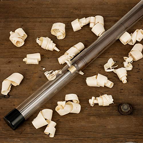 IMOTECHOM 1/4-Inches HSS Bowl Gouge Lathe Chisel Wood Turning Tools with Round Plastic Box and Hanging Bag - WoodArtSupply