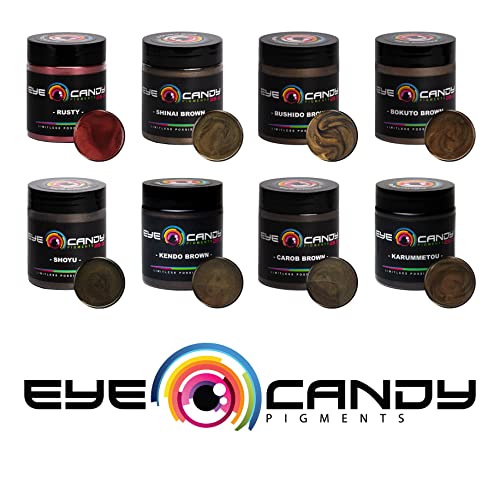 Eye Candy Premium Mica Pigment Powder "Ukon Brown" (25G) Multipurpose DIY Arts and Crafts Additive | Epoxy, Resin Art, Nail Polish, Paint, Slime, Eye Candy