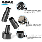 MEANLIN 6 Pieces Universal Vacuum Hose Adapter Kit, 1-3/8" to 1-1/4", 2-1/2" to 1-1/4", 1-1/4" to 1-3/8" to 1-1/2", Plastic Vacuum Hose Connector MEANLIN