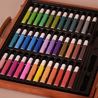 RMENST Art Supplies, 150-Piece Deluxe Wooden Art Set Crafts Kit with Oil Pastels, Colored Pencils, Watercolor Paint, Oil Paint, Creative Gift - WoodArtSupply