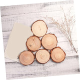 BESPORTBLE 12pcs Bark Coasters Wood Coasters with Bark Succulent Pot Holder Wood Disc Coasters Unfinished Wood Slices Table Cup Base Cork Base Under BESPORTBLE