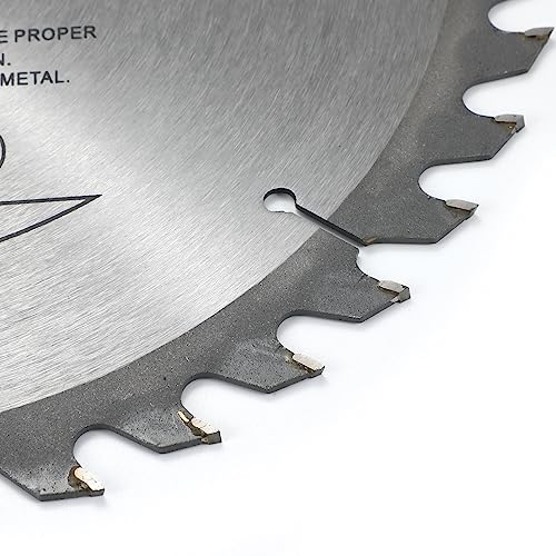 KuangBBBTools 9" 40 Teeth Carbide Tip Wood Cutting Circular Saw Blade Table Saw Blade Miter Saw Blade with 5/8" Arbor for General Purpose KuangBBBTools