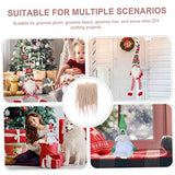 Yardenfun 12 Sets Dwarf Beard DIY Fluffy Gnome Beard Faux Fur Costume Beard Unfinished Gnome Beard Faux Fur Gnome Beards DIY Gnome Beard Santa Yardenfun