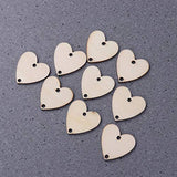 LIOOBO 50pcs Birthday Calendar Reminders Heart Easter Crafts for Adults decoraciones para salas de casa Birthday Chalkboard Unfinished Wood Cutout LIOOBO