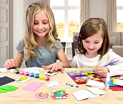 Hapinest DIY Mini Tile Fridge Magnet Arts and Crafts Kit Gifts for Kids Girls Boys Ages 8 9 10 11 12 13 Teen Years and Up Hapinest