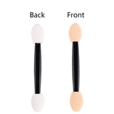 ZYIGYI 200 PCS 3 Inch Disposable Eyeshadow Brushes, Sponge Makeup Applicators Dual Sides ZYIGYI