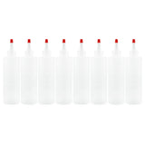 Cornucopia 8oz HDPE Plastic Squeeze Bottles w/Yorker Tips (6-Pack), Empty Refillable Bottles for Arts, Crafts & Kitchen (6 Pack) Cornucopia Brands