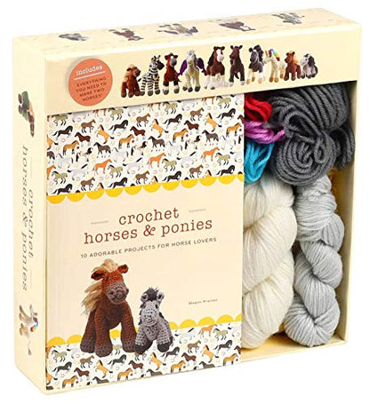 Crochet Horses & Ponies: 10 Adorable Projects for Horse Lovers (Crochet Kits) - WoodArtSupply