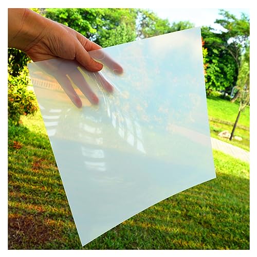 ZHluja 12-Pack 7.5 mil 12x12 inch Blank Stencil Sheet for Cricut Vinyl,Acetate Milky Translucent PET, Silhouette, Craft Template Material - WoodArtSupply